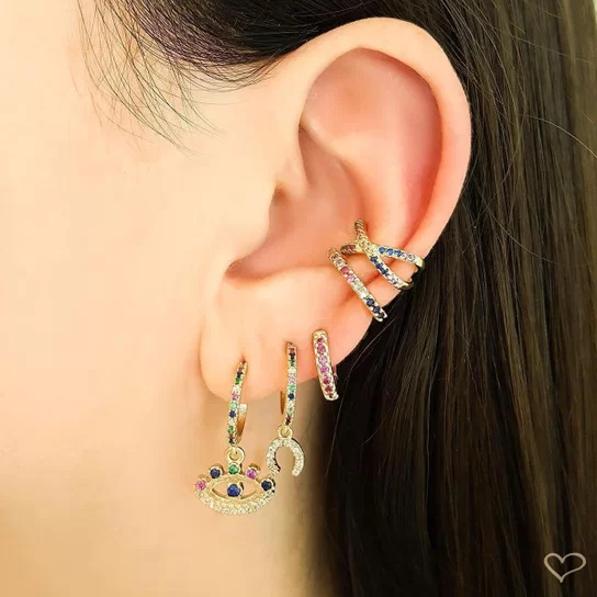 Argola Olho Grego Piuka