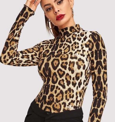 Blusa Estampa Leopardo