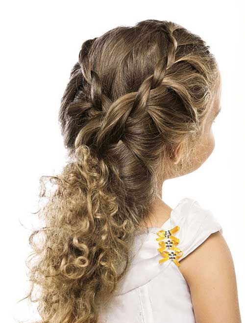 Penteado Infantil fácil com ligas para cabelo curto, médio ou