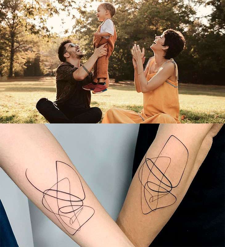 🥇+100 Tatuagens para【Casais Pequenos】e Significados 🖤