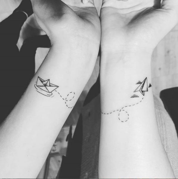 tatuagem-para-casal-origamis