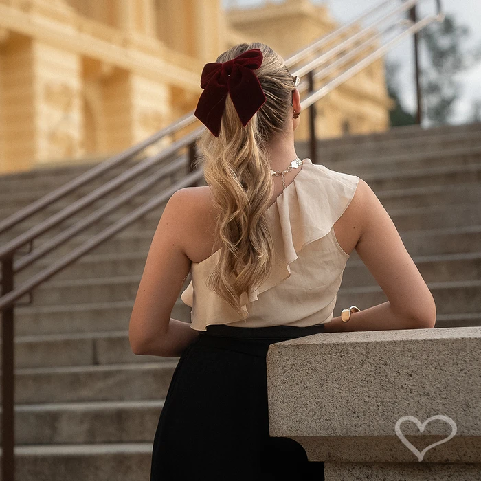 Laço de cabelo para ocasiões formais