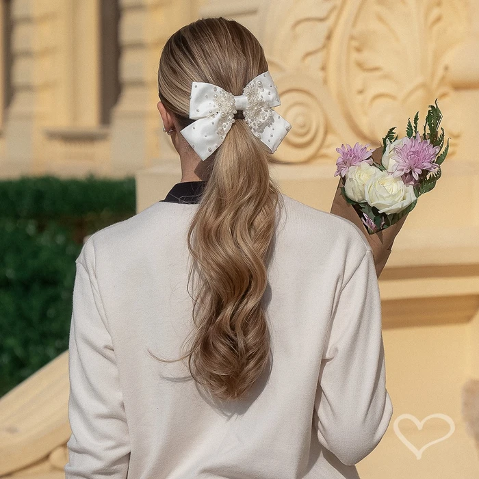 Laços de cabelo para casamento